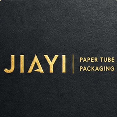 Gold foil stamping finish sample — Jiayi paper tube packaging