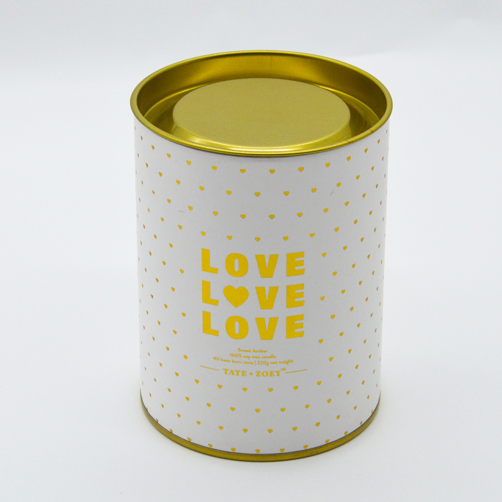 Candles paper tube packaging application
