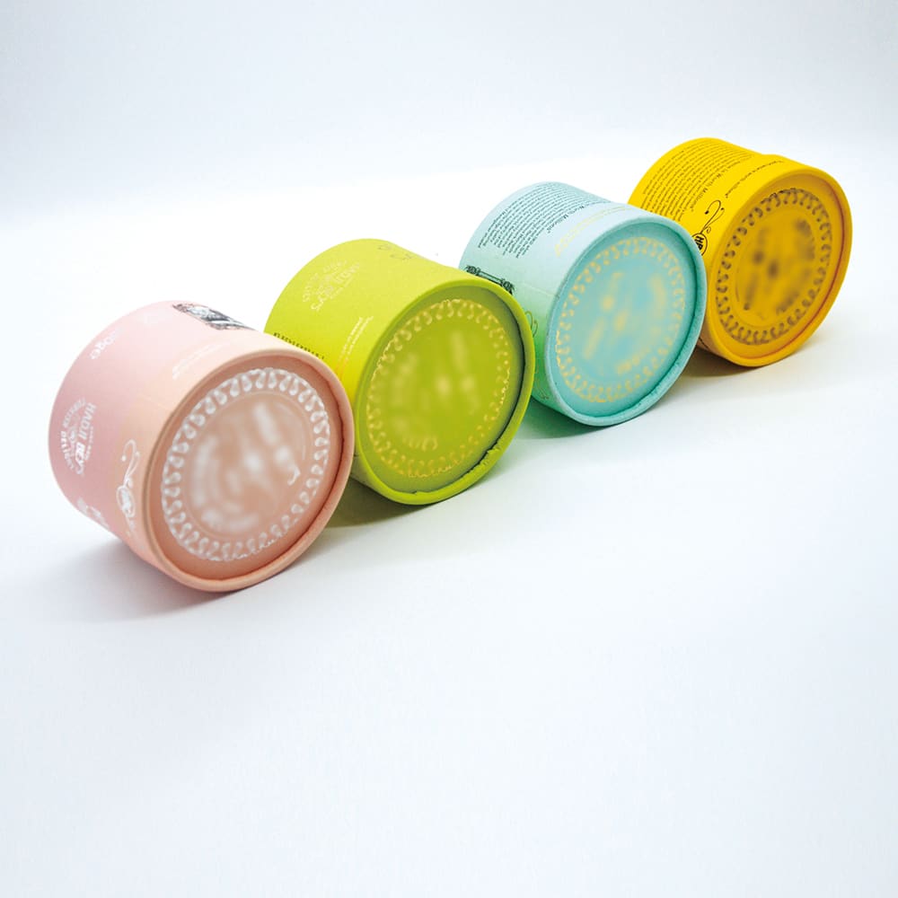 Skincare paper tube packaging application